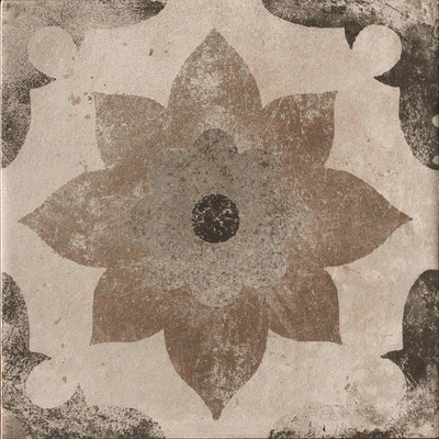  灰色做旧花砖贴图 