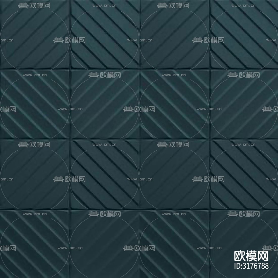 蓝色浮雕砖 厨卫砖贴图下载