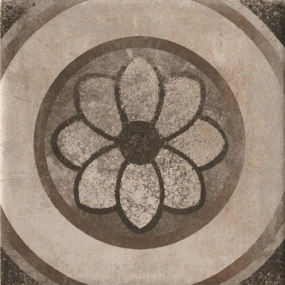  灰色做旧花砖贴图 