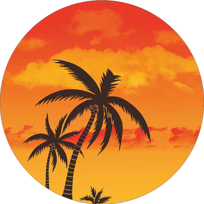  夕阳落日氛围灯夕阳灯贴图 