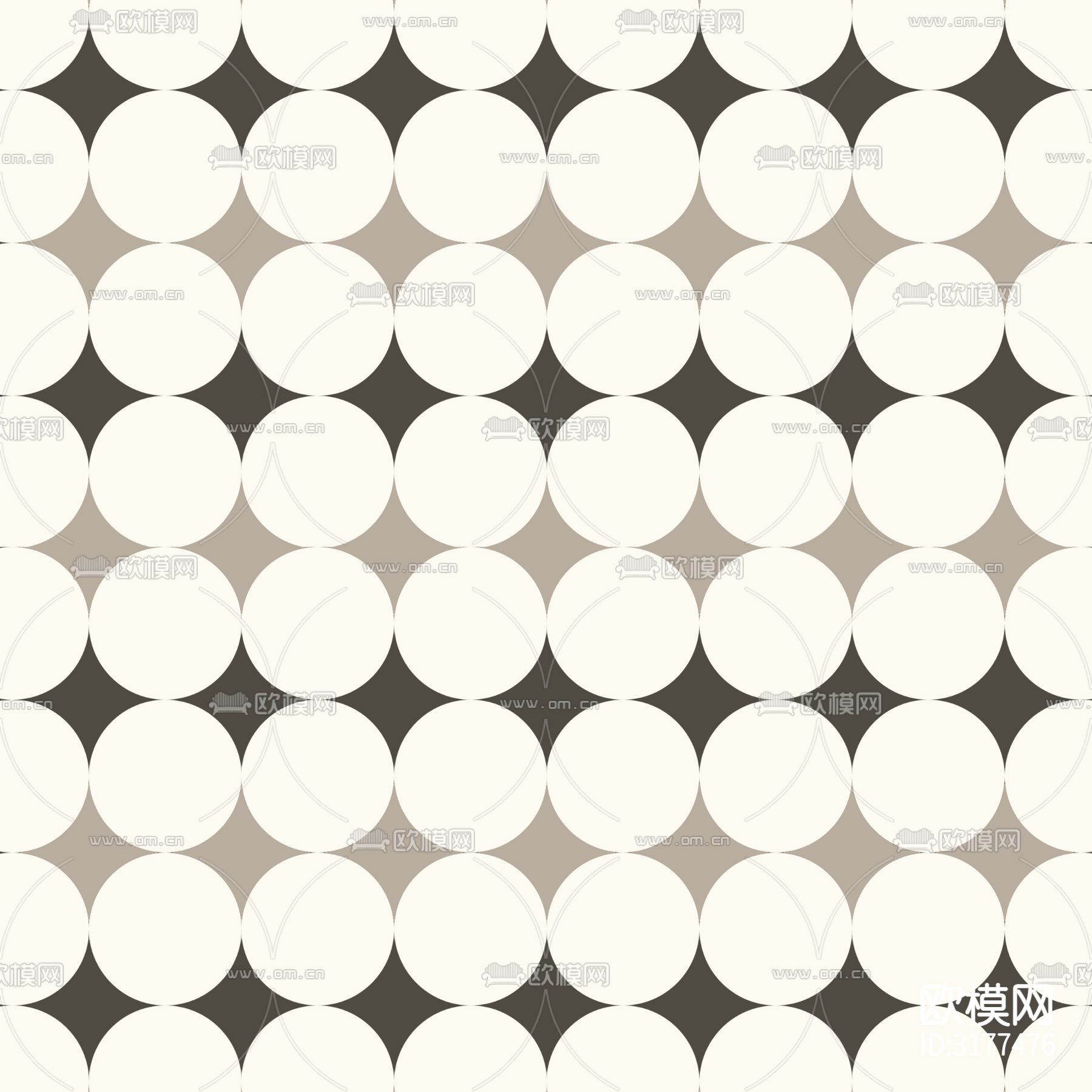 无缝管法式复古拼花地砖贴图下载