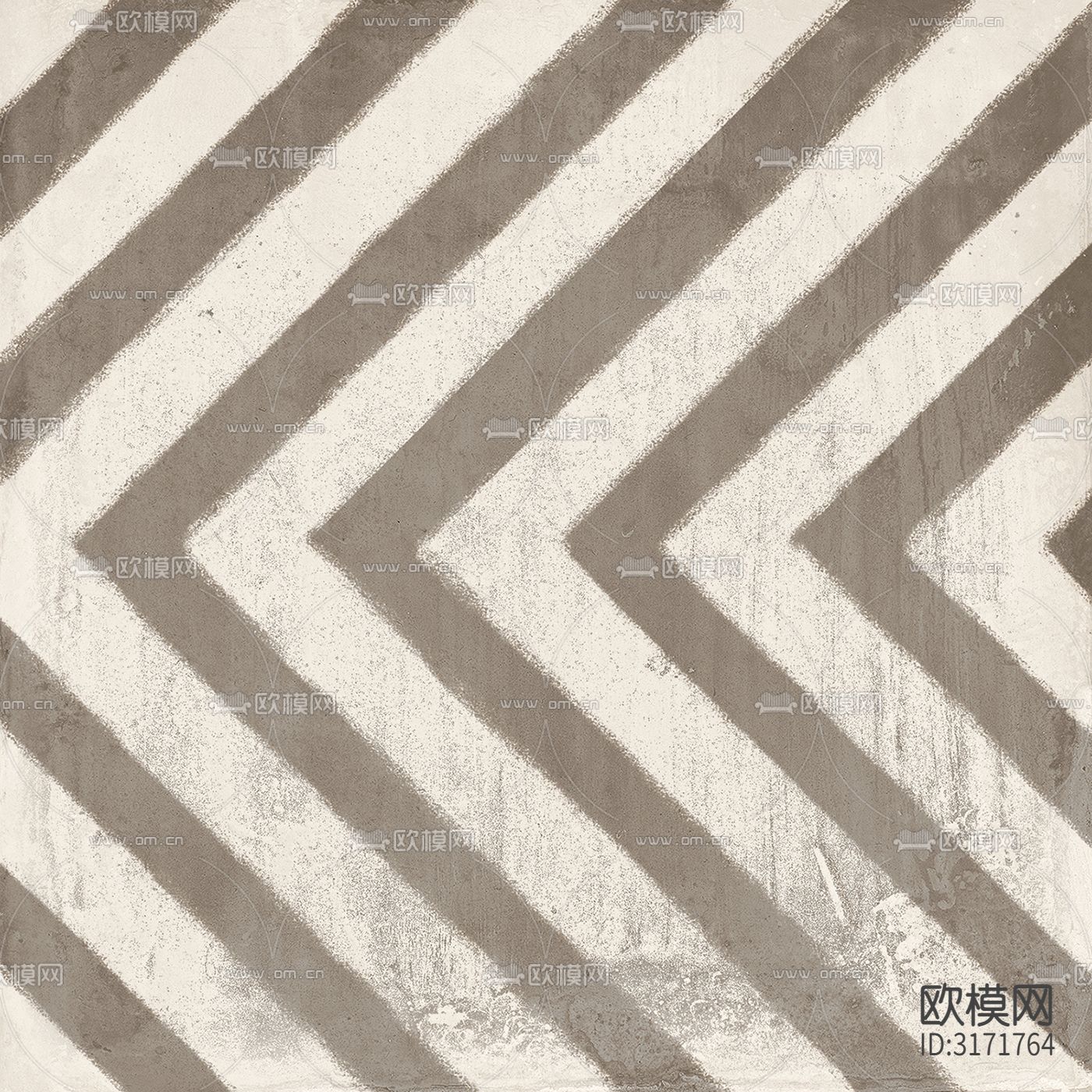 灰色现代简约花砖贴图下载（渲染图7）