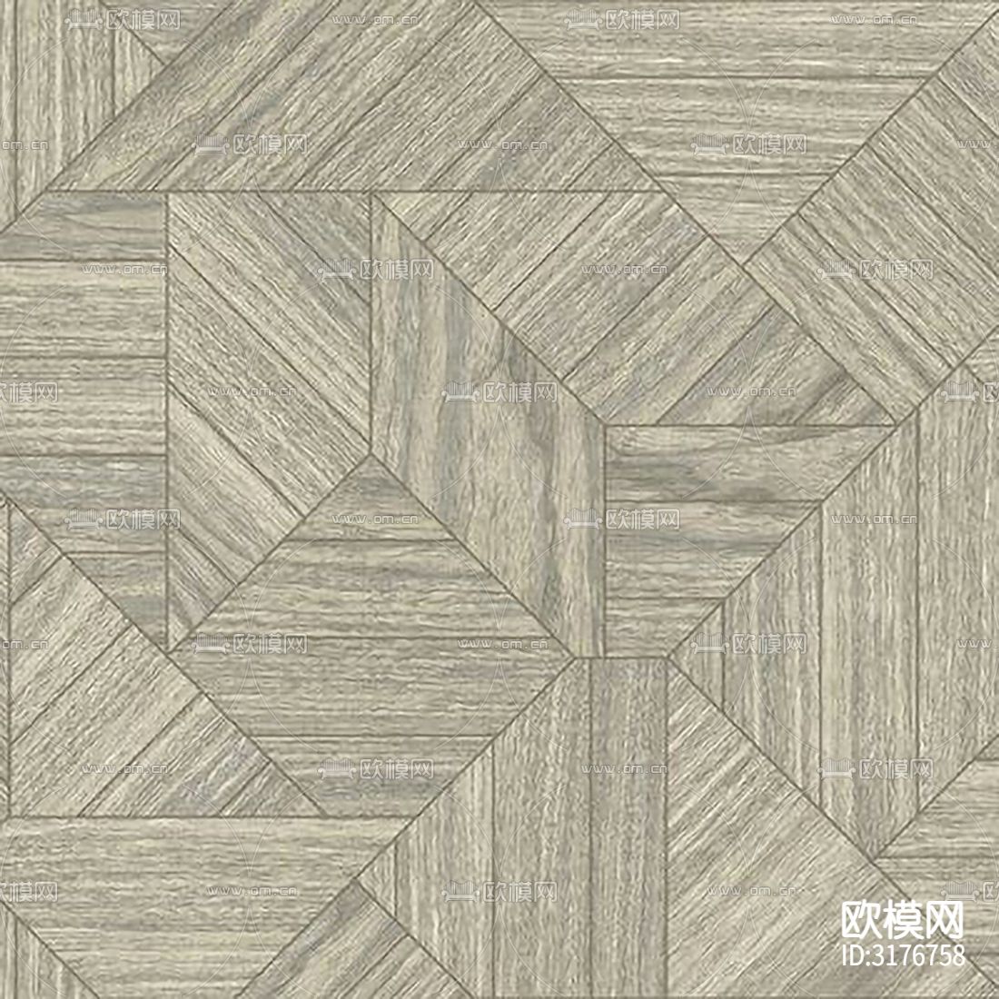 灰色木纹花砖 拼花地砖贴图下载