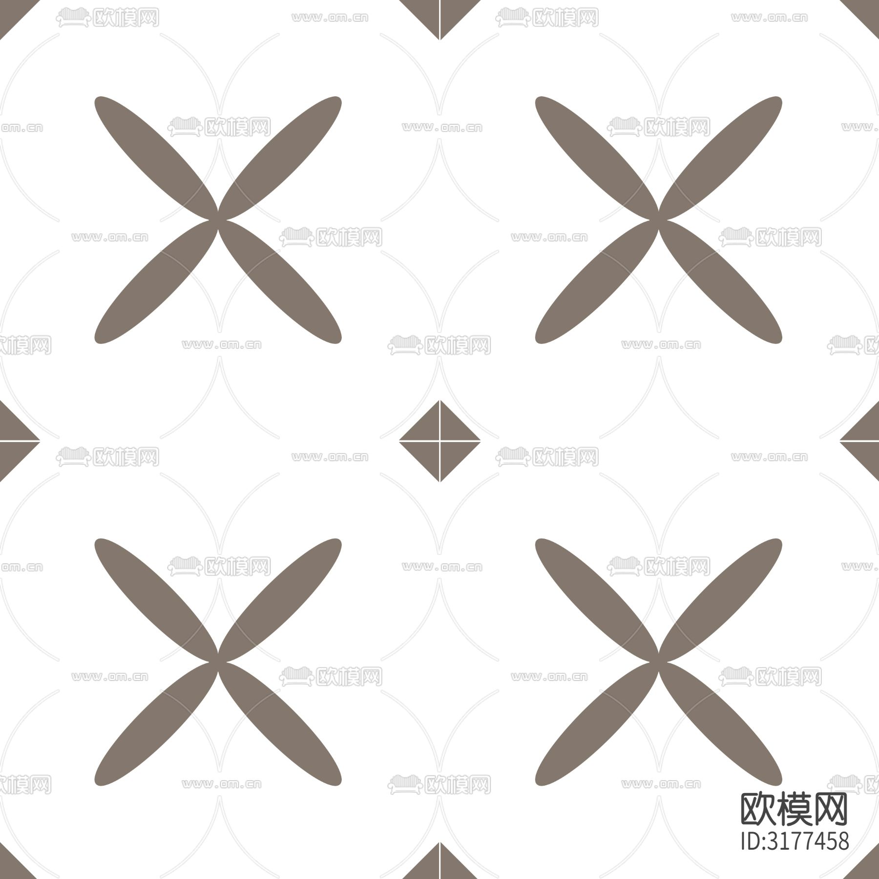 法式复古拼花地砖贴图下载