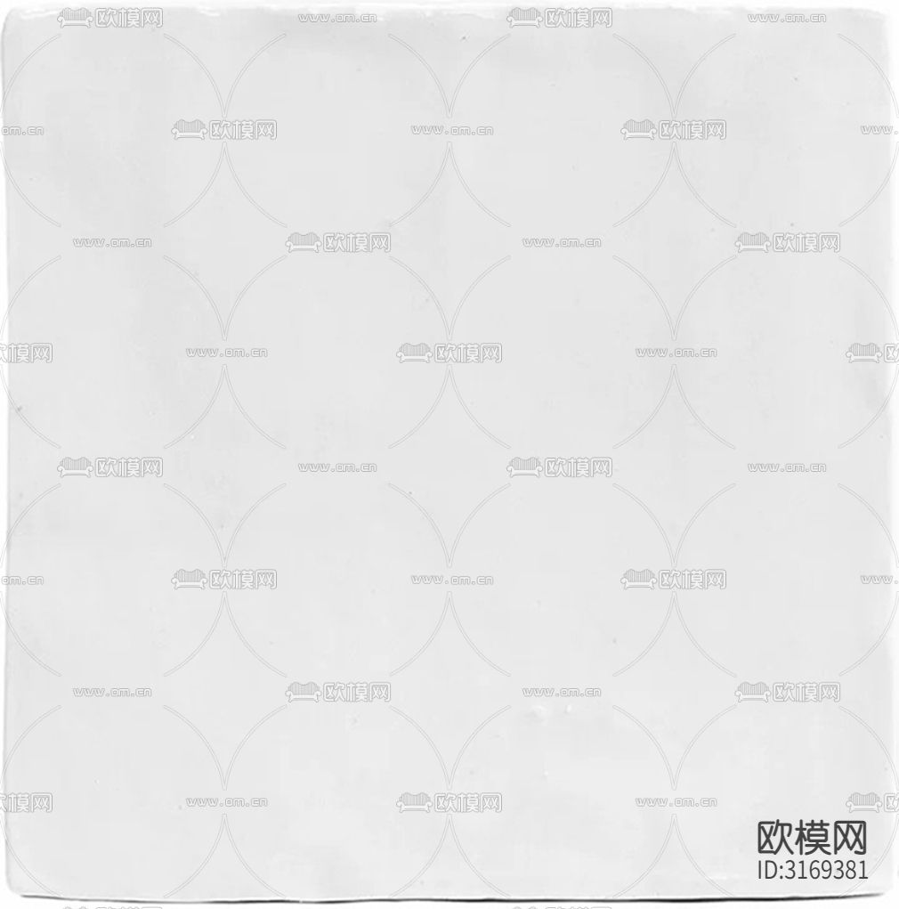白色石材纹小方砖贴图下载（渲染图1）