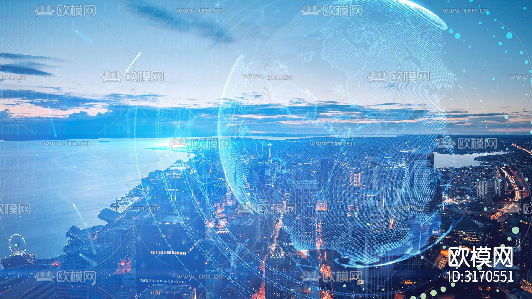 LED屏幕电脑屏幕科技海报贴图