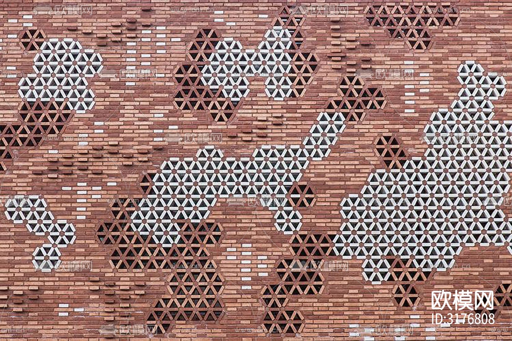 做旧砖墙 红砖贴图下载（渲染图2）