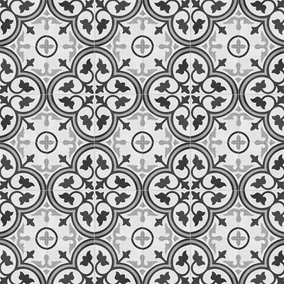  灰色现代简约花砖贴图 
