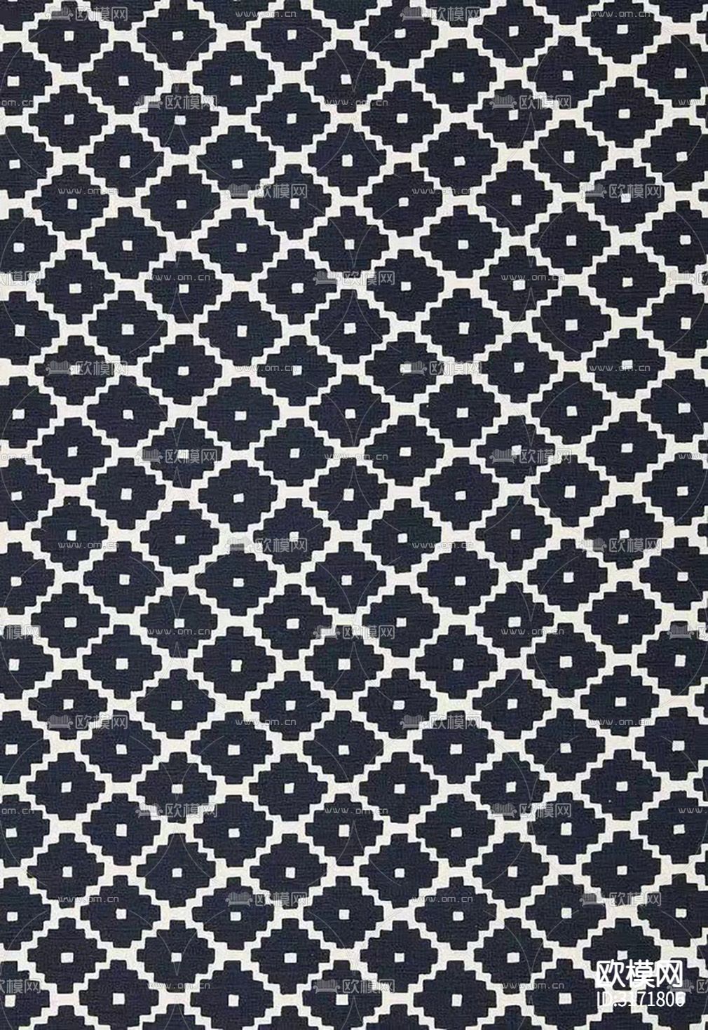 黑色艺术布料抱枕窗帘贴图下载