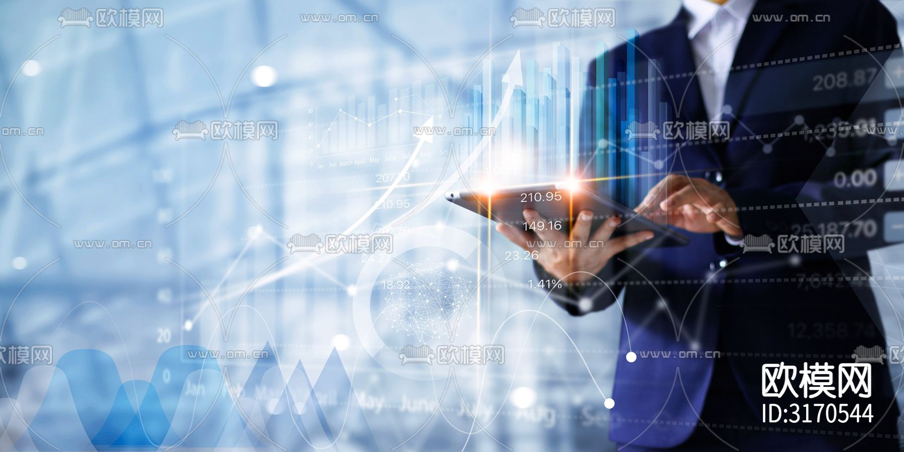 LED屏幕电脑屏幕科技海报贴图