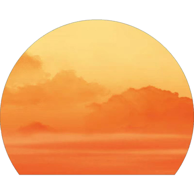  夕阳落日氛围灯夕阳灯贴图 