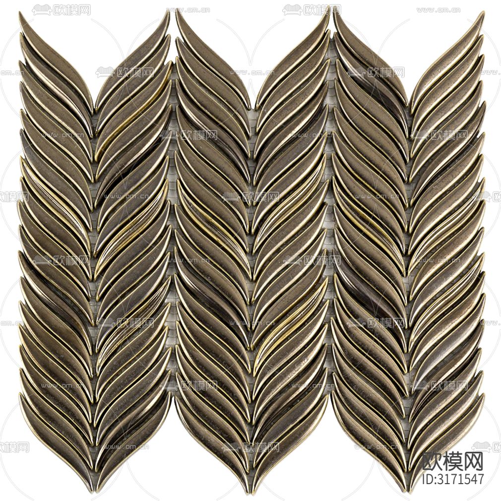 黑色艺术卫浴马赛克贴图下载（渲染图1）