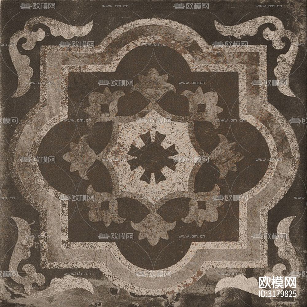 灰色花砖贴图下载