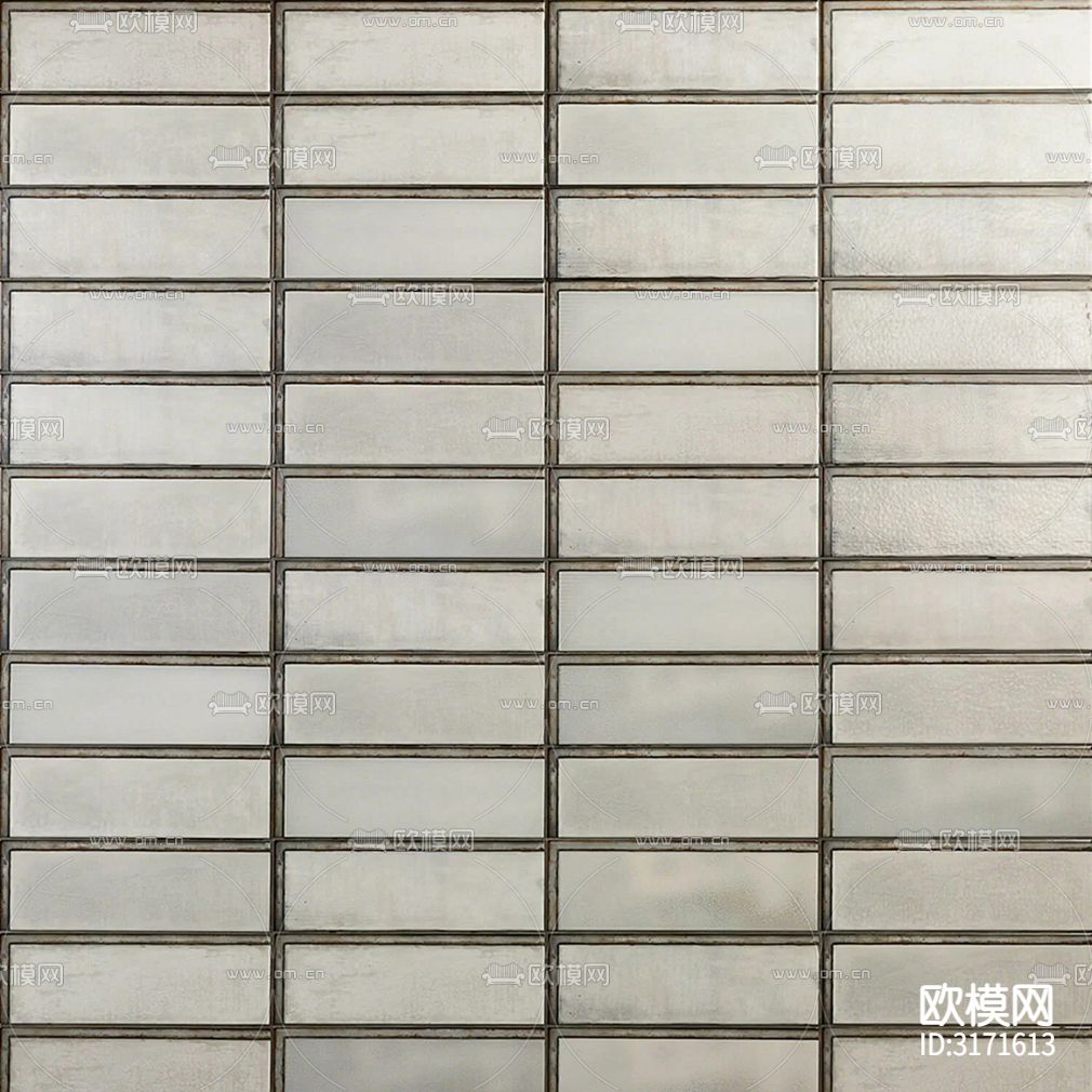 灰色石材纹艺术砖贴图下载（渲染图1）