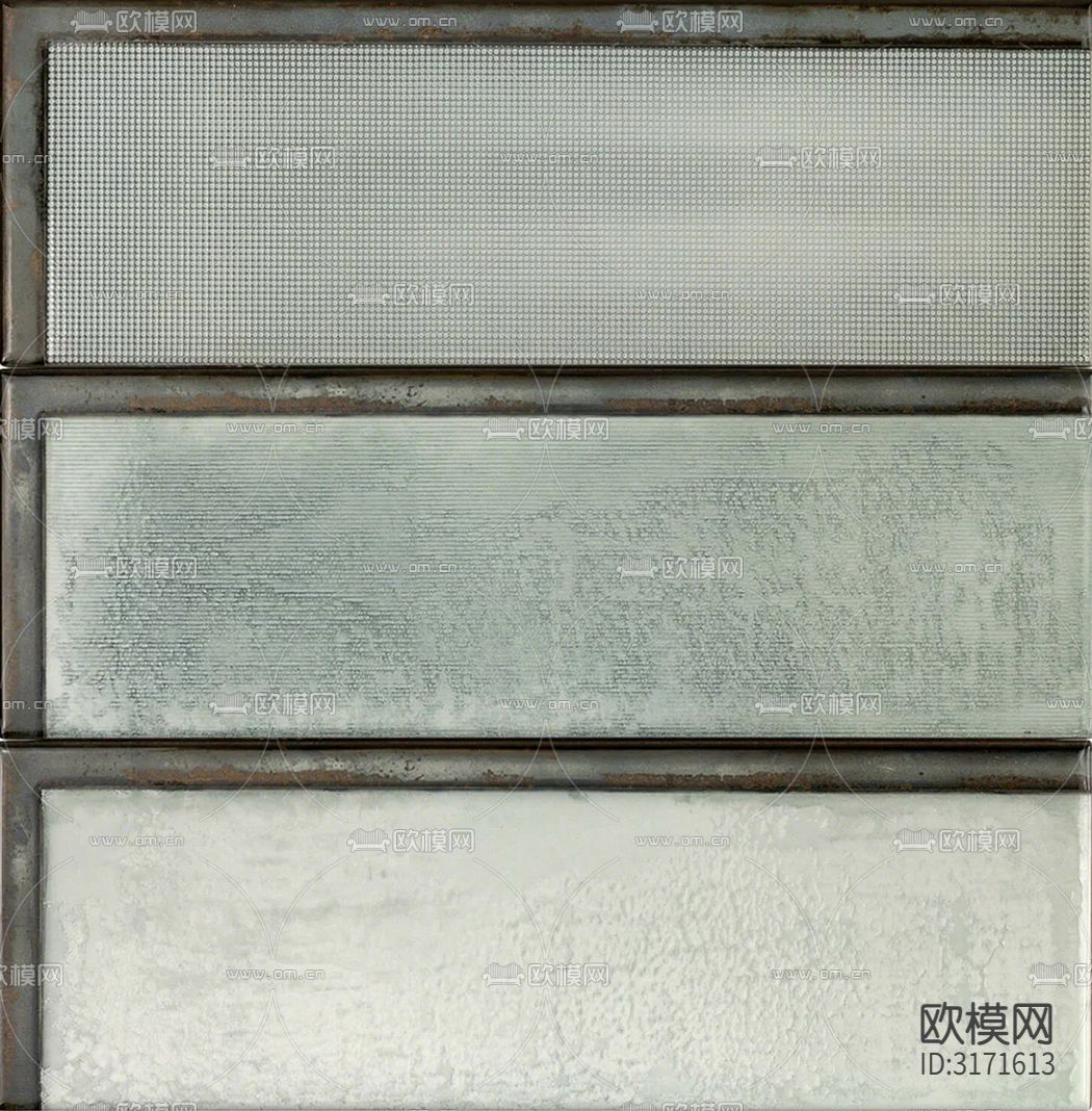 灰色石材纹艺术砖贴图下载（渲染图5）