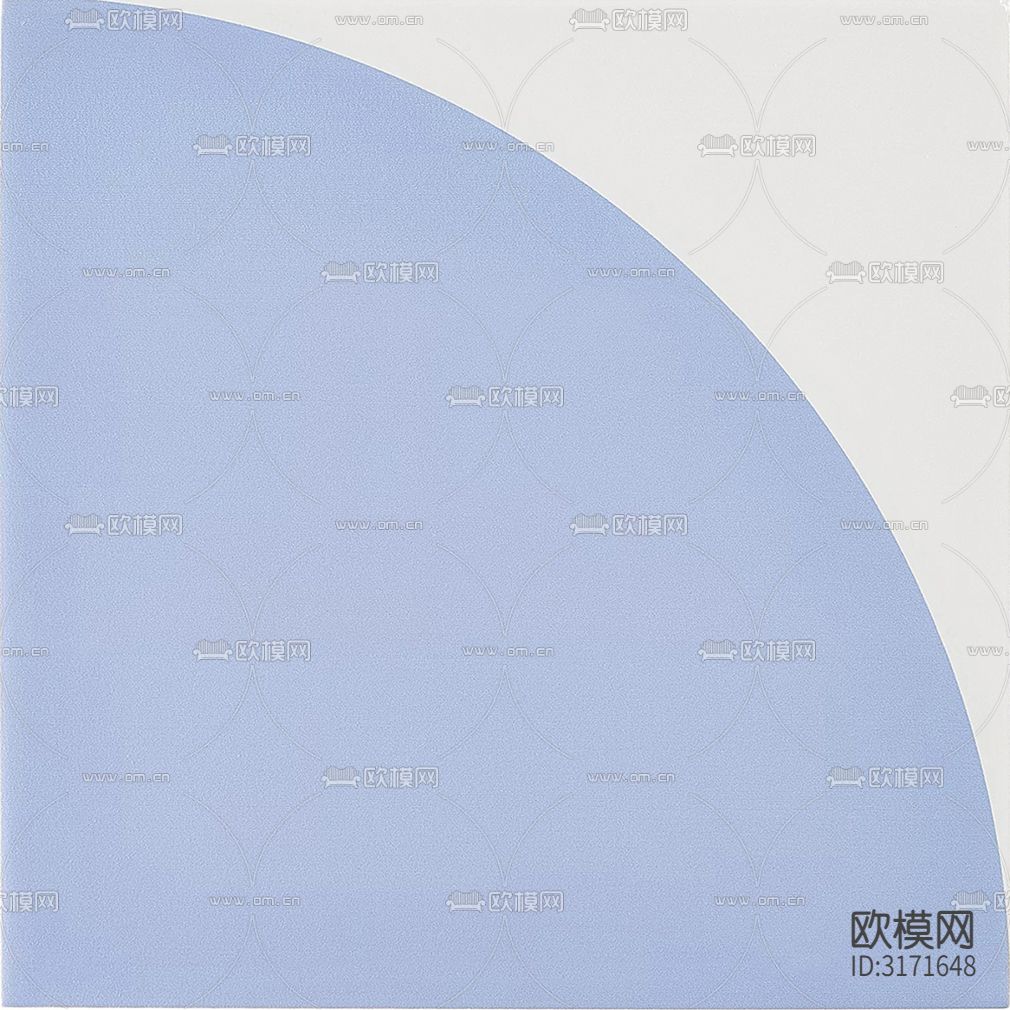 现代简约花砖贴图下载（渲染图5）