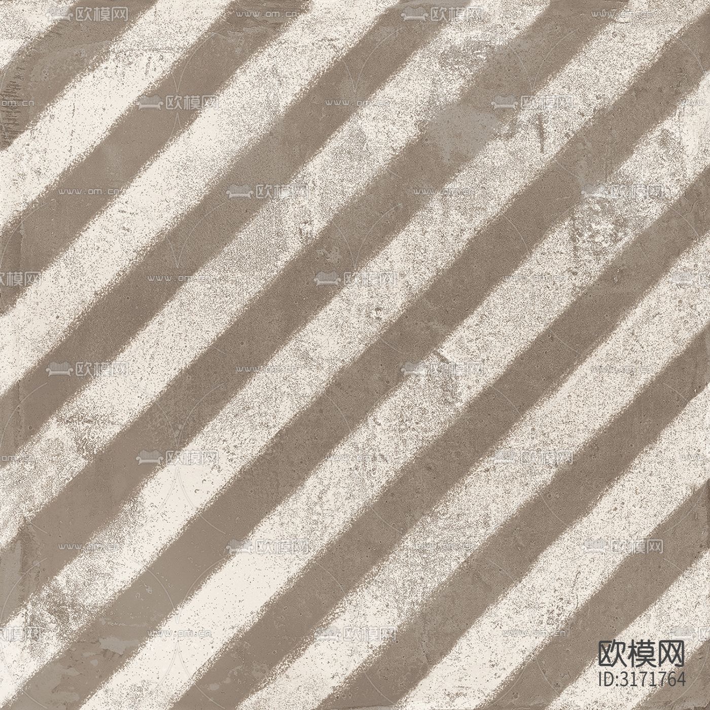 灰色现代简约花砖贴图下载（渲染图6）