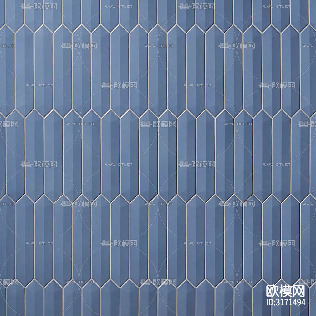 蓝色石材纹艺术马赛克贴图下载