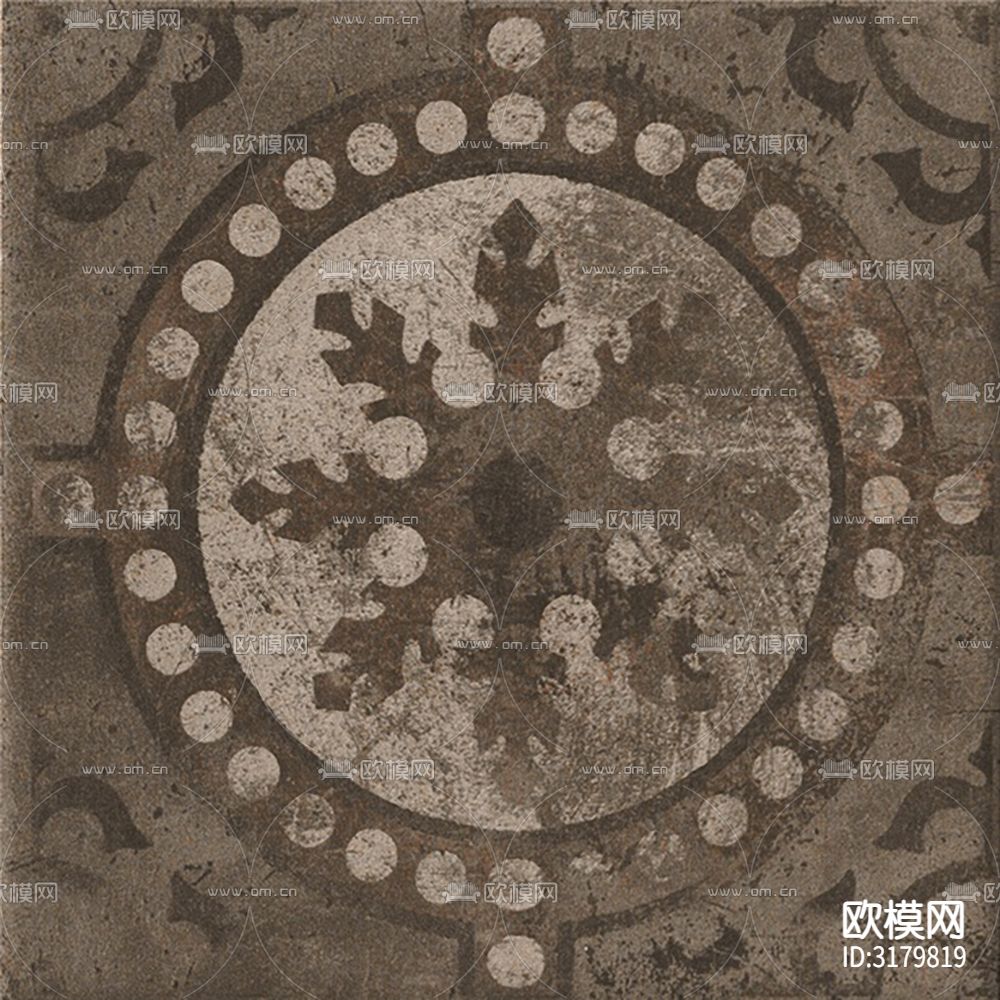 灰色花砖贴图下载（渲染图1）