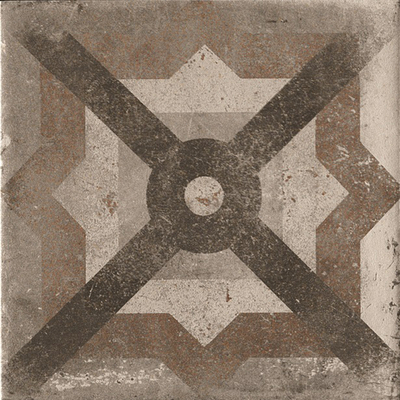  灰色做旧花砖贴图 