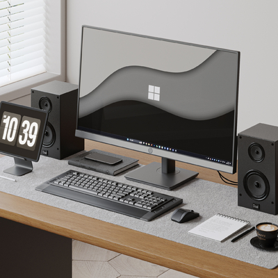  现代电脑 办公用品su模型 