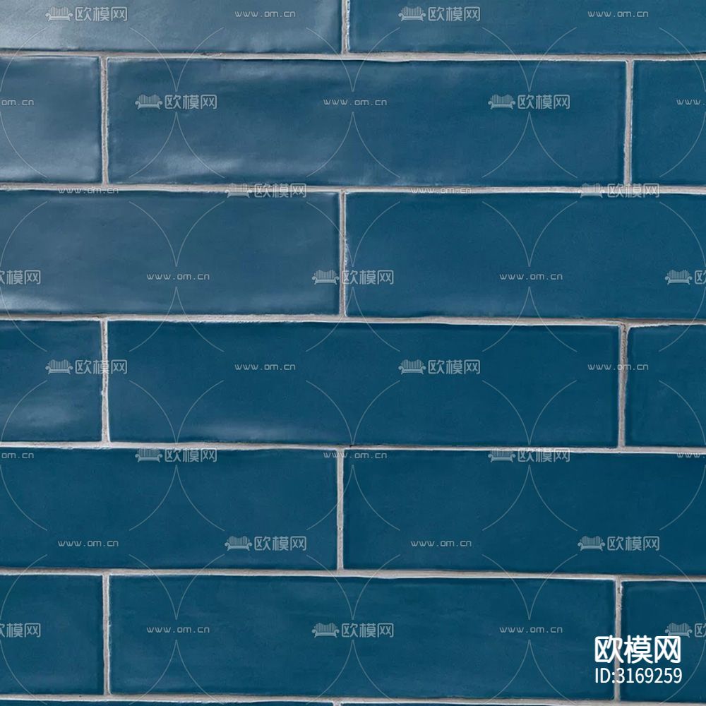 灰色石材纹长条砖条形砖贴图下载