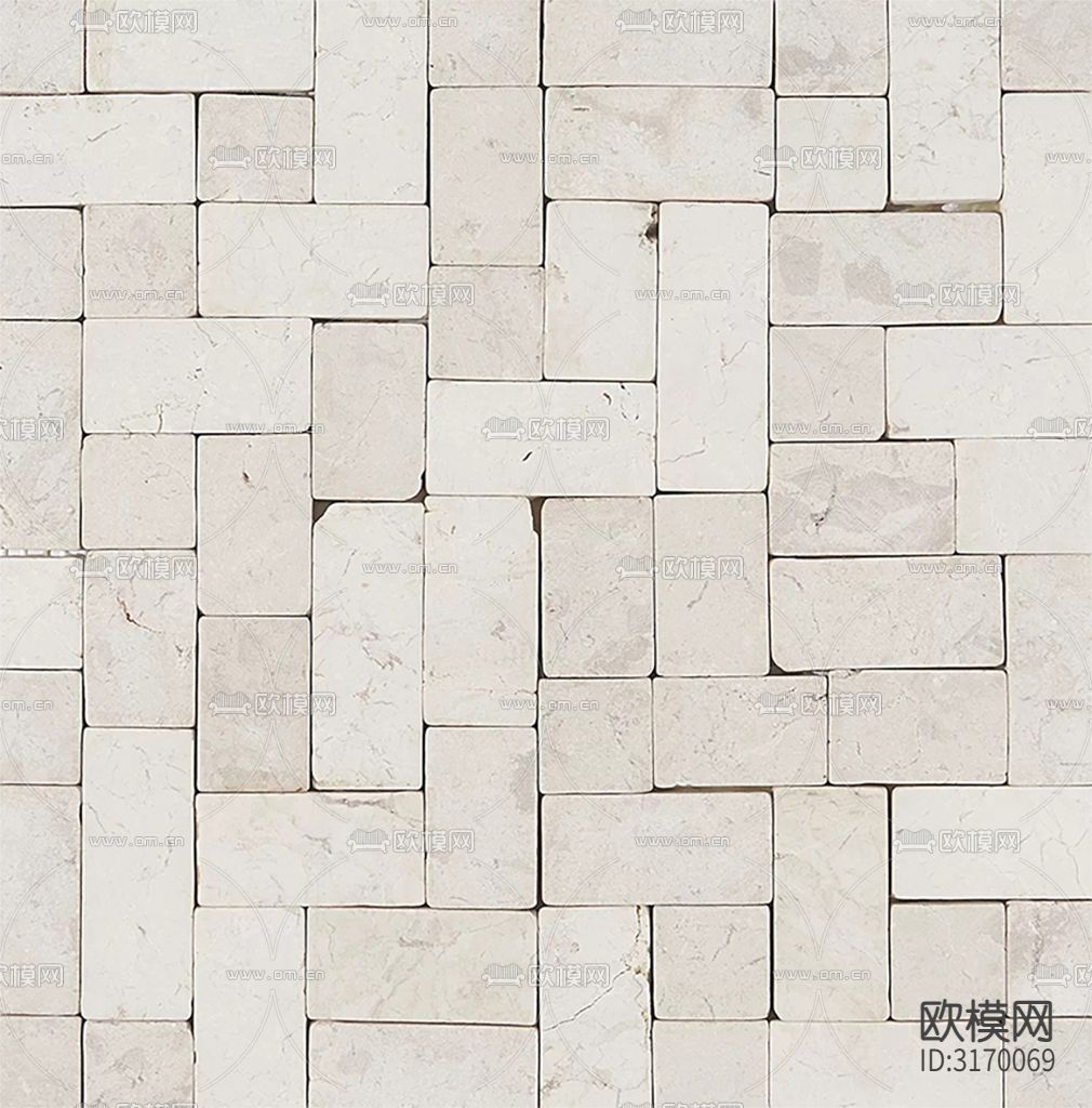 灰色花园路广场砖贴图下载