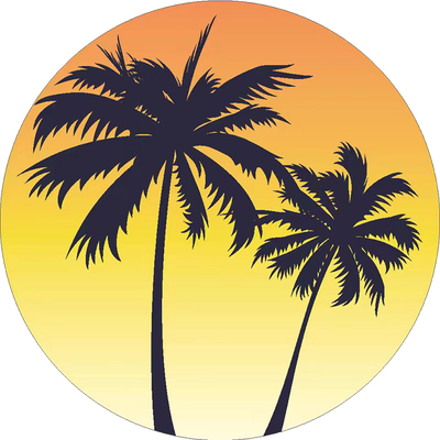  夕阳落日氛围灯夕阳灯贴图 