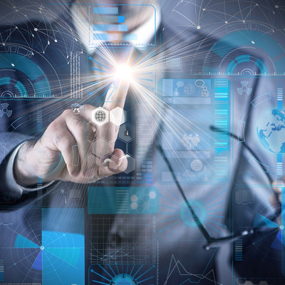 LED屏幕电脑屏幕科技海报贴图