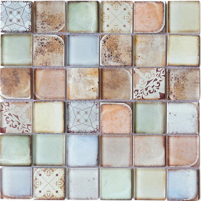  彩色复古马赛克贴图 