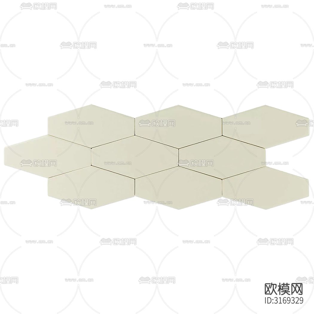 灰色纯色艺术瓷砖马赛克贴图下载（渲染图8）