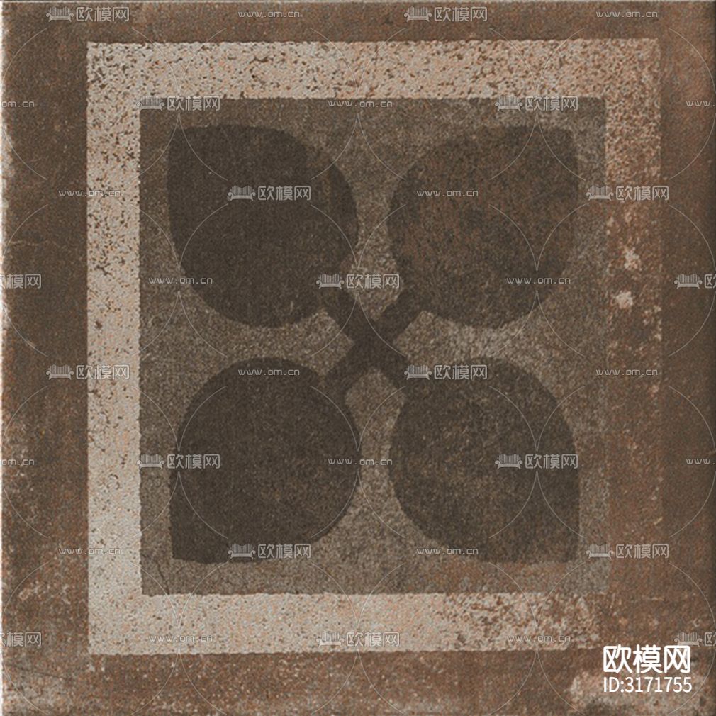 灰色欧式花砖贴图下载（渲染图10）