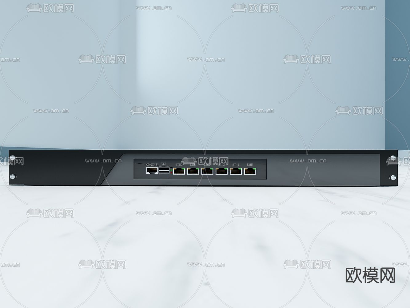 机柜 交换机3d模型下载（渲染图3）