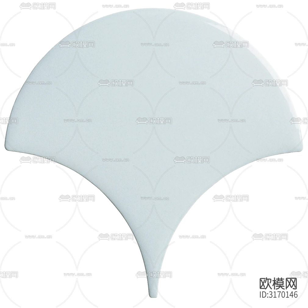 浅蓝色枫叶艺术瓷砖马赛克贴图下载