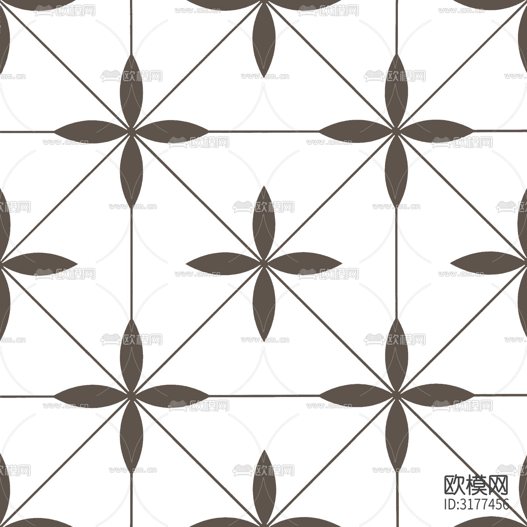 法式复古拼花地砖贴图下载