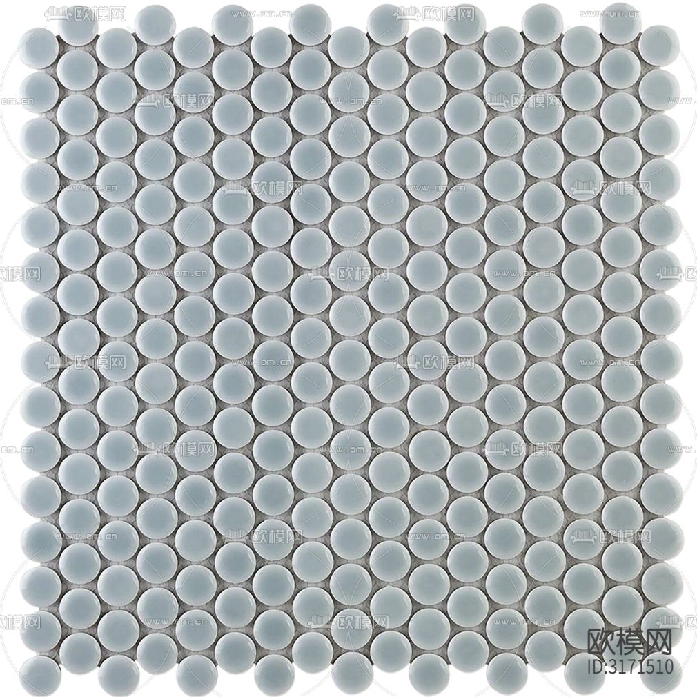 灰色圆形瓷砖马赛克贴图下载