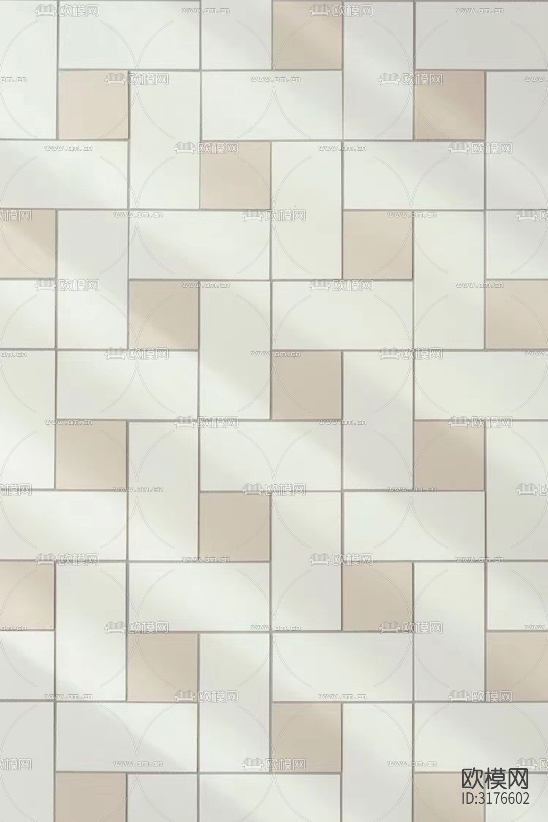 白色花砖贴图下载