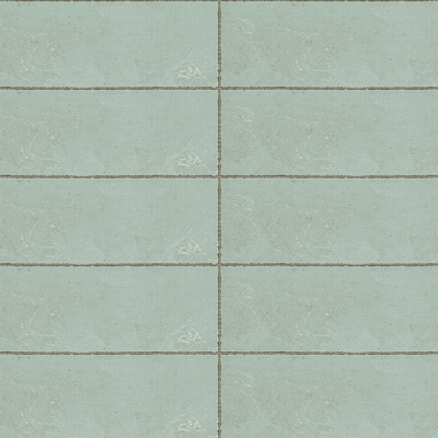  绿色石材纹长条砖条形砖贴图 