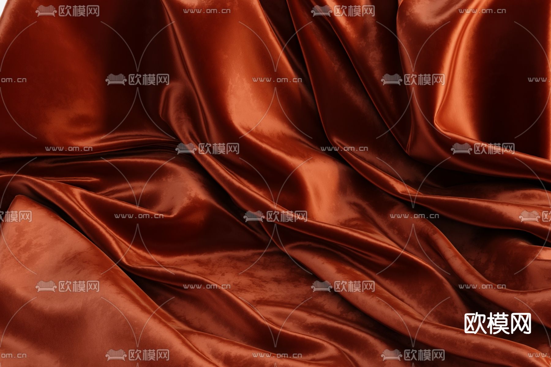 复古绒布 丝绒布料3d模型下载