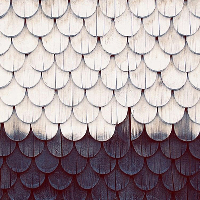  黑白木屋顶贴图 