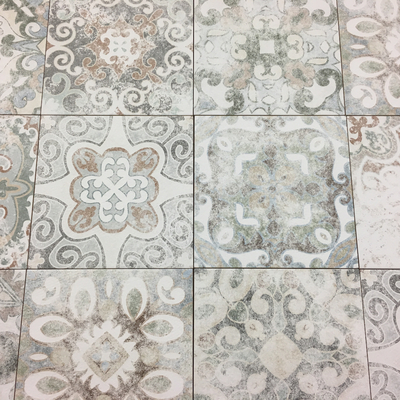  灰色花砖乱拼贴图 