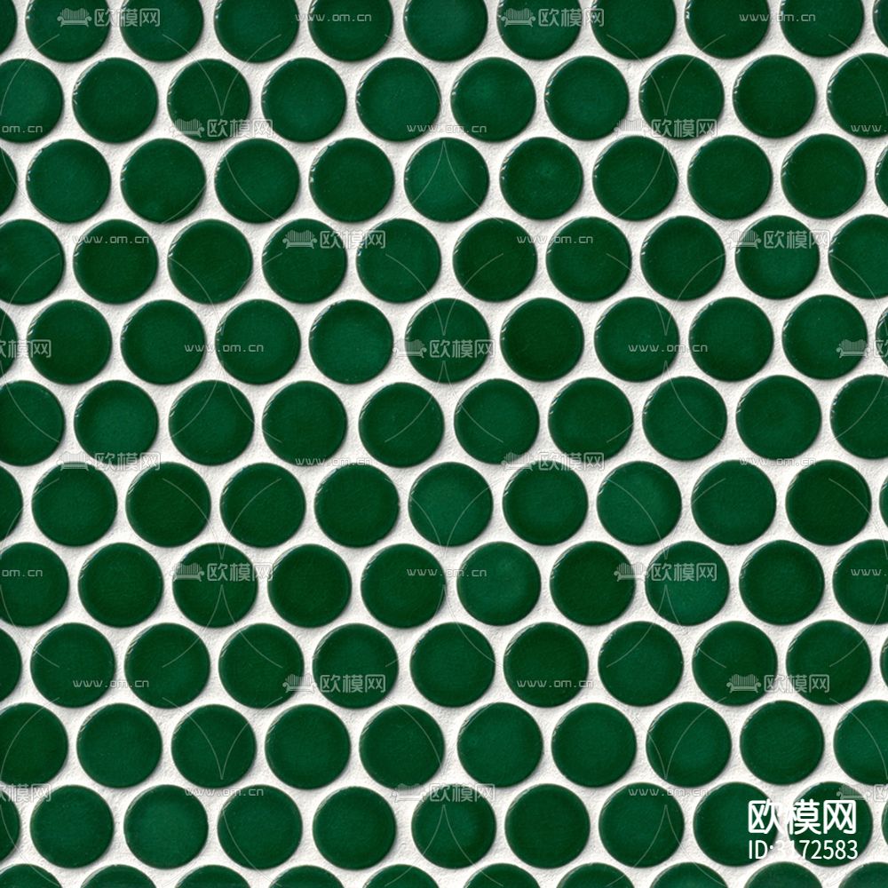 绿色圆形马赛克贴图下载