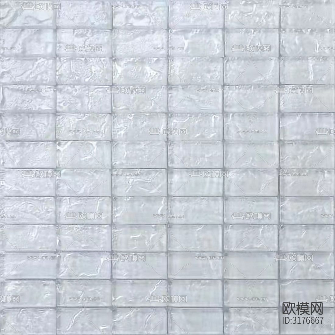 白色玻璃砖贴图下载