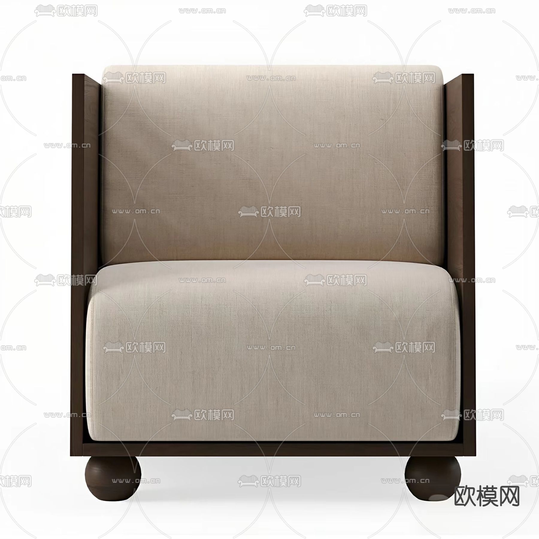 Ferm 单人沙发3d模型下载（渲染图2）