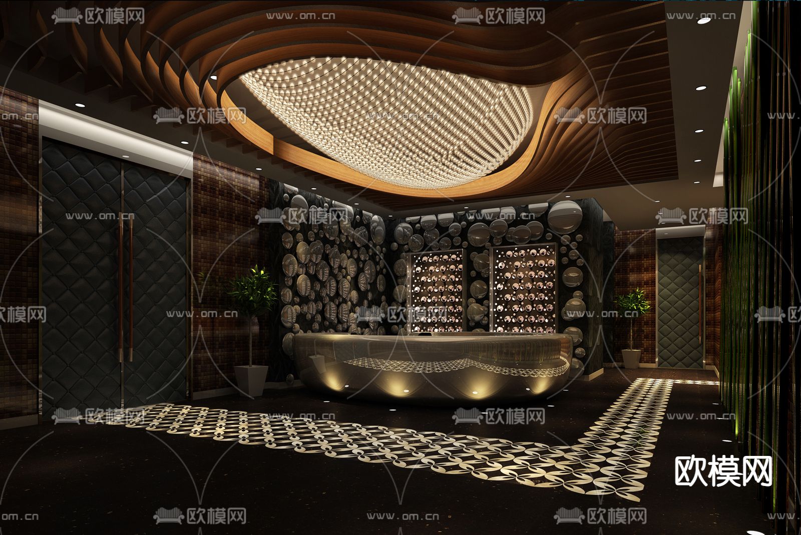 KTV大厅 夜总会3d模型下载