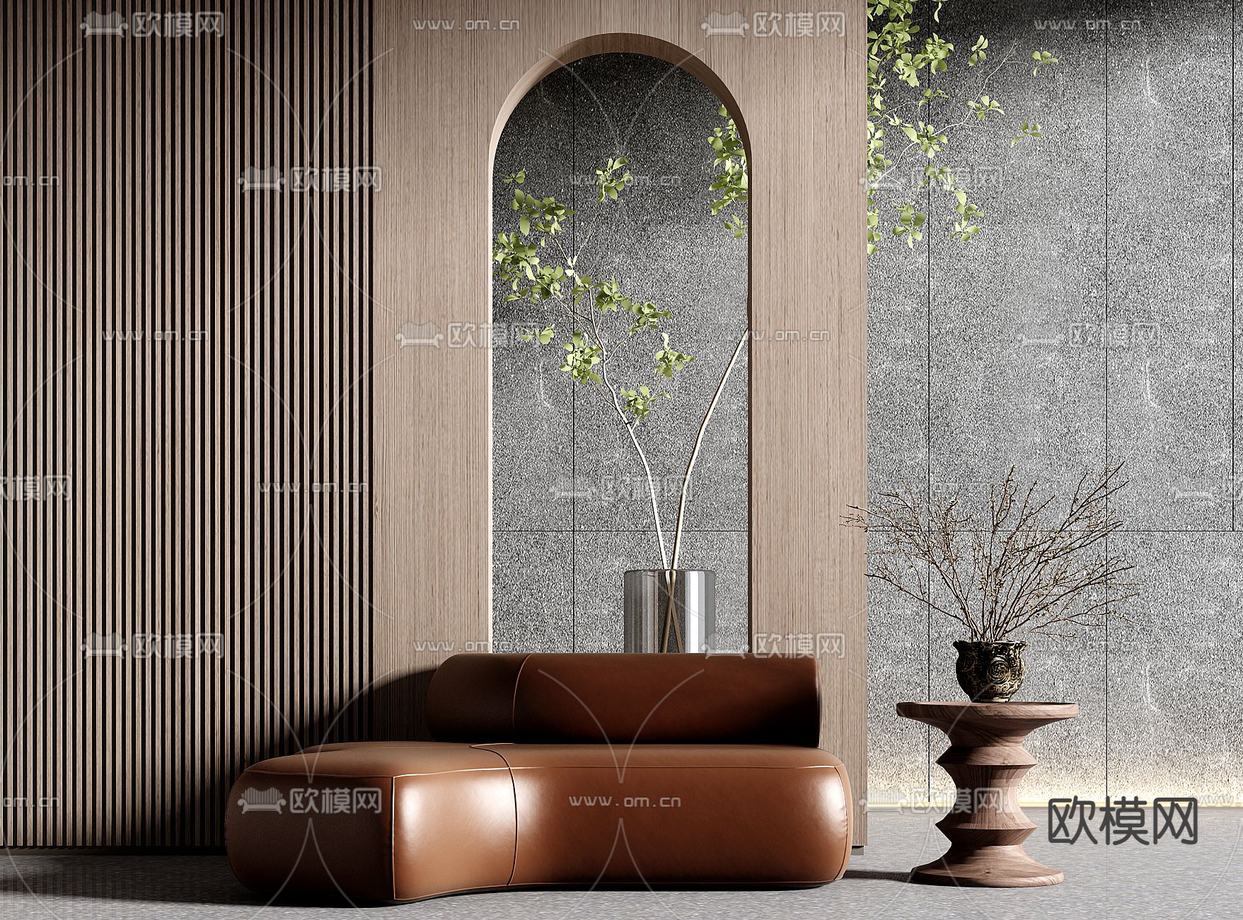 轻奢异形凳子 沙发凳3d模型下载