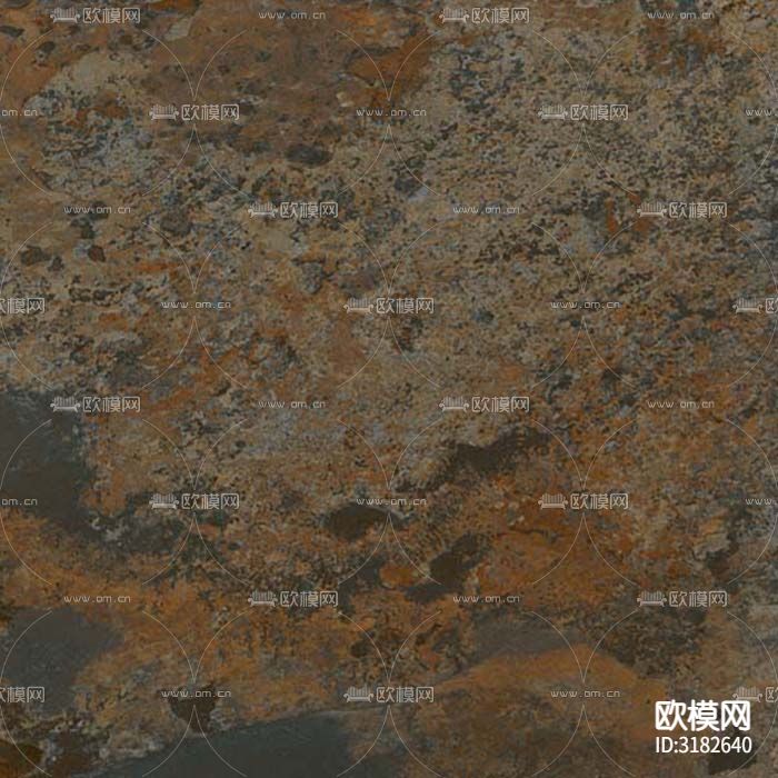 灰色花岗岩石材纹瓷砖岩板贴图下载（渲染图2）