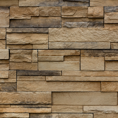  黄色文化石墙面贴图 