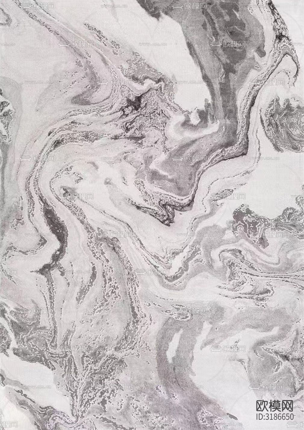 灰色新中式地毯贴图下载