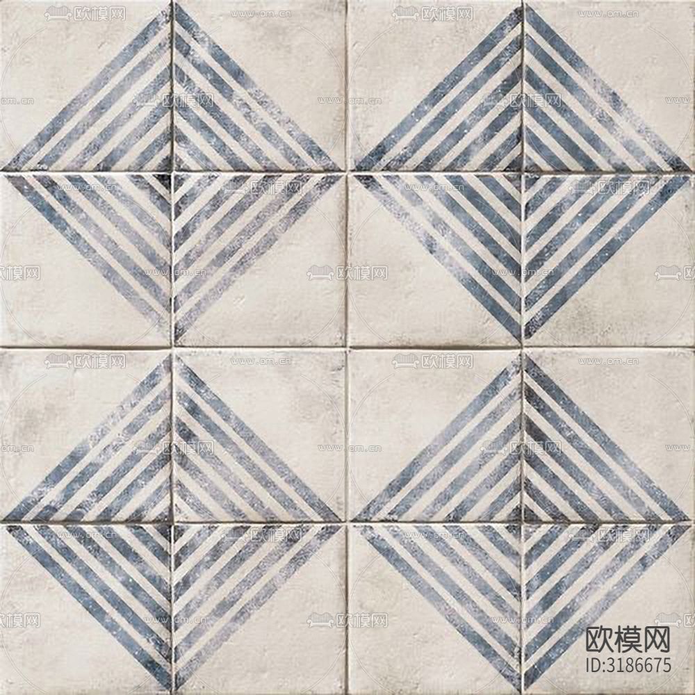 灰色花砖瓷砖贴图下载